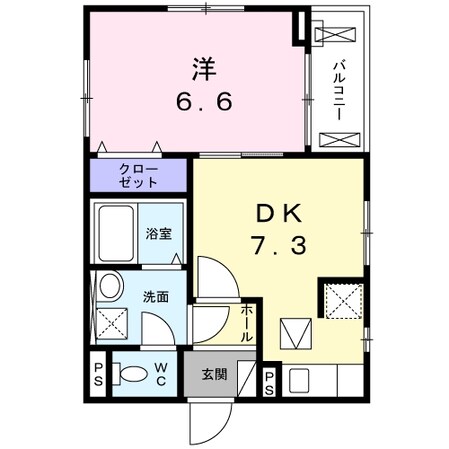 フィオーレの物件間取画像